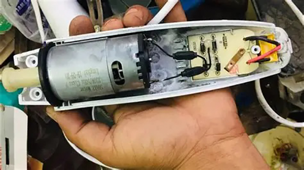 سوختگی موتور هم زن مولینکس